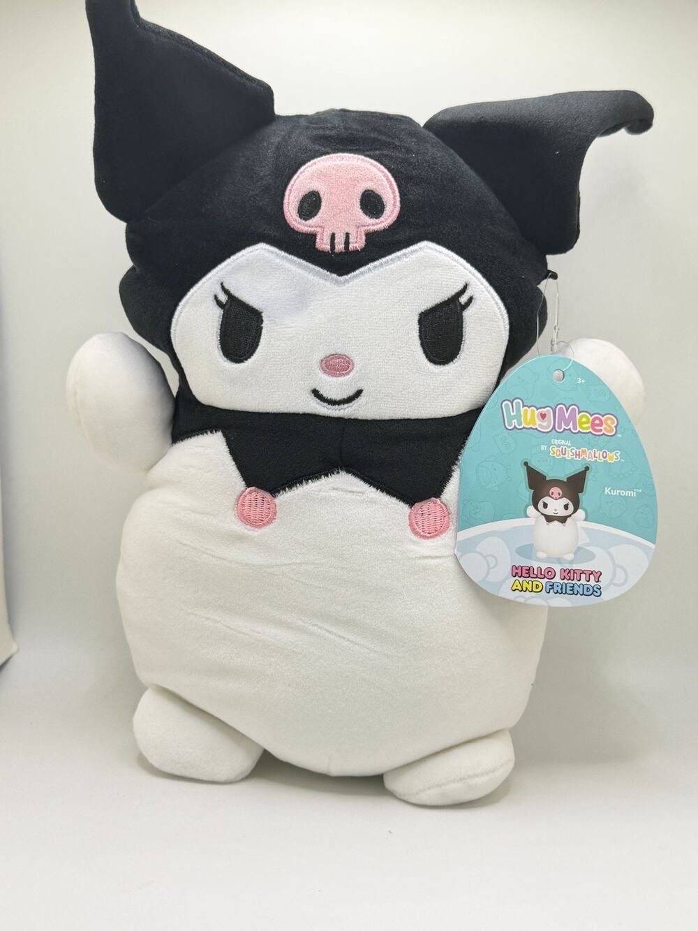 Squishmallow HugMees Kuromi Hello Kitty & Friends NWT 8in Plush